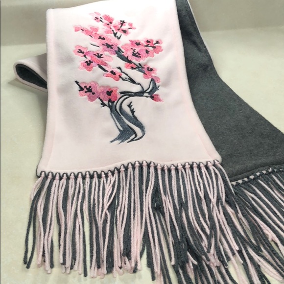 Cherry Blossom Scarf  🍒 - Picture 4 of 4